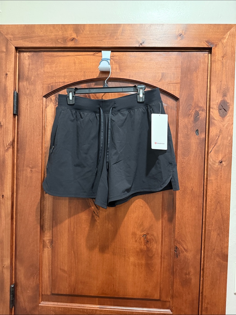 lululemon Black Performance Drawstring Shorts